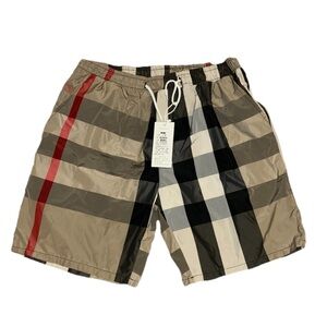 Mens plaid water shorts